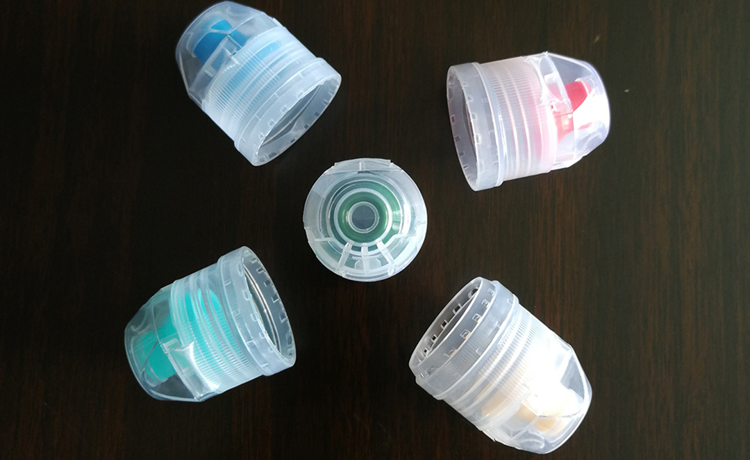 22mm plastic flip top cap shampoo bottle spout cap