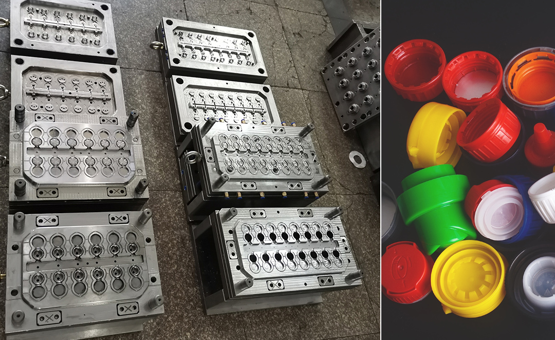 hot runner flip-top bottle cap injection molding flip top cap mould